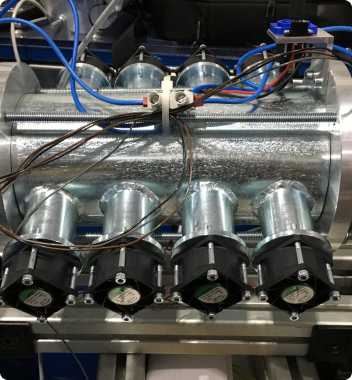 A device for testing the strength of car radiator connections.